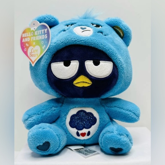Sanrio Hello Kitty Care Bears Badtz-Maru Dressed As Grumpy Bear 9" Plush - Picture 2 of 12